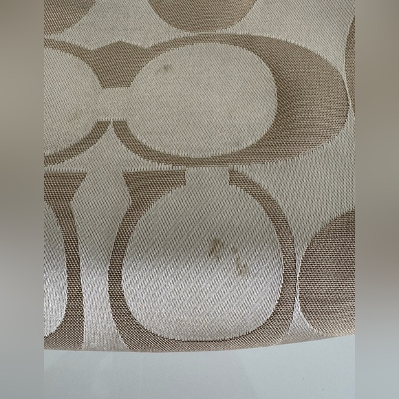 COACH Poppy Signature Satin Groovy two way Bag GOLD #13833 2009 - Picture 14 of 17